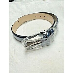 PX Size 30 Mens Belt Leather Blend Navy Blue